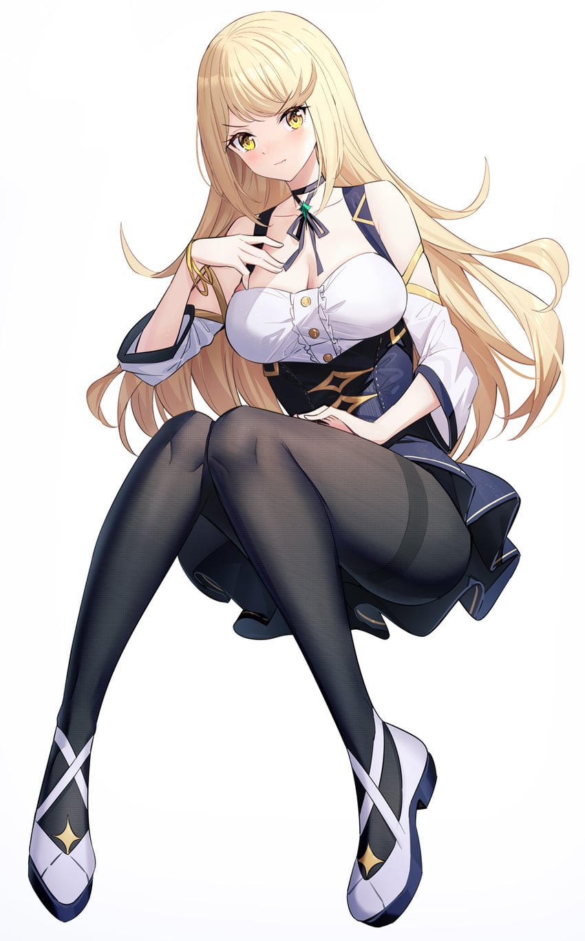 mythra (xenoblade chronicles and 1 more) drawn by ririko_(zhuoyandesailaer)