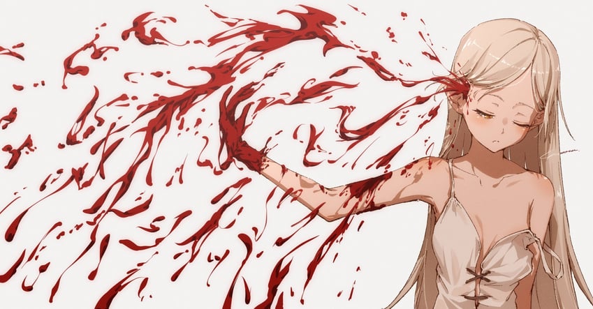 oshino shinobu (monogatari and 1 more) drawn by yo_na