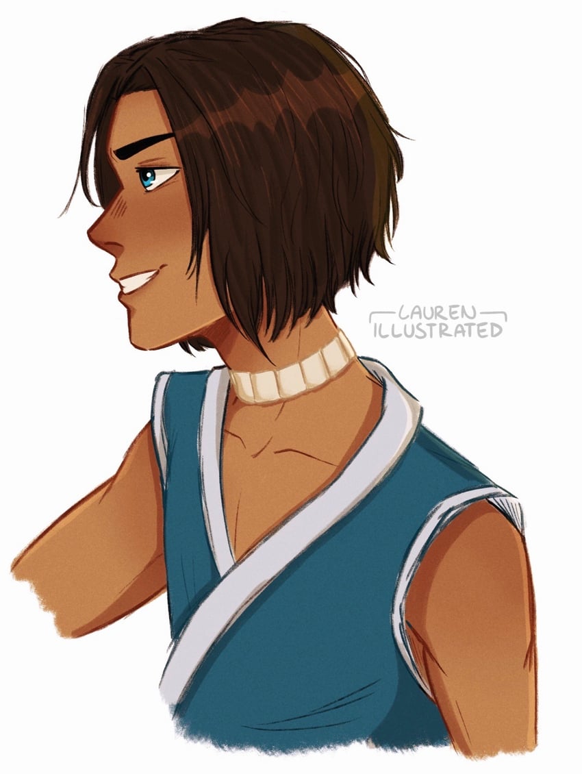 sokka (avatar legends and 1 more) drawn by lauren_illustrated
