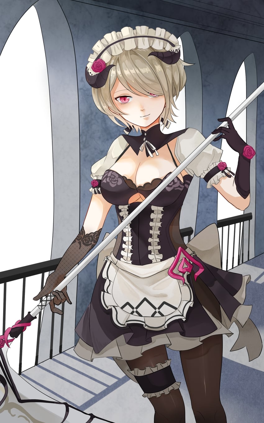 rita rossweisse (honkai and 1 more) drawn by yoshikuri_clove_kuri