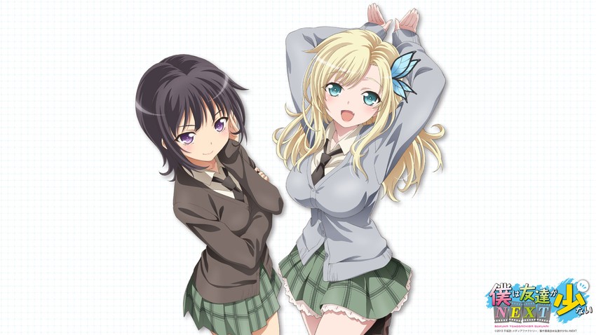 kashiwazaki sena and mikazuki yozora (boku wa tomodachi ga sukunai) drawn by watanabe_yoshihiro