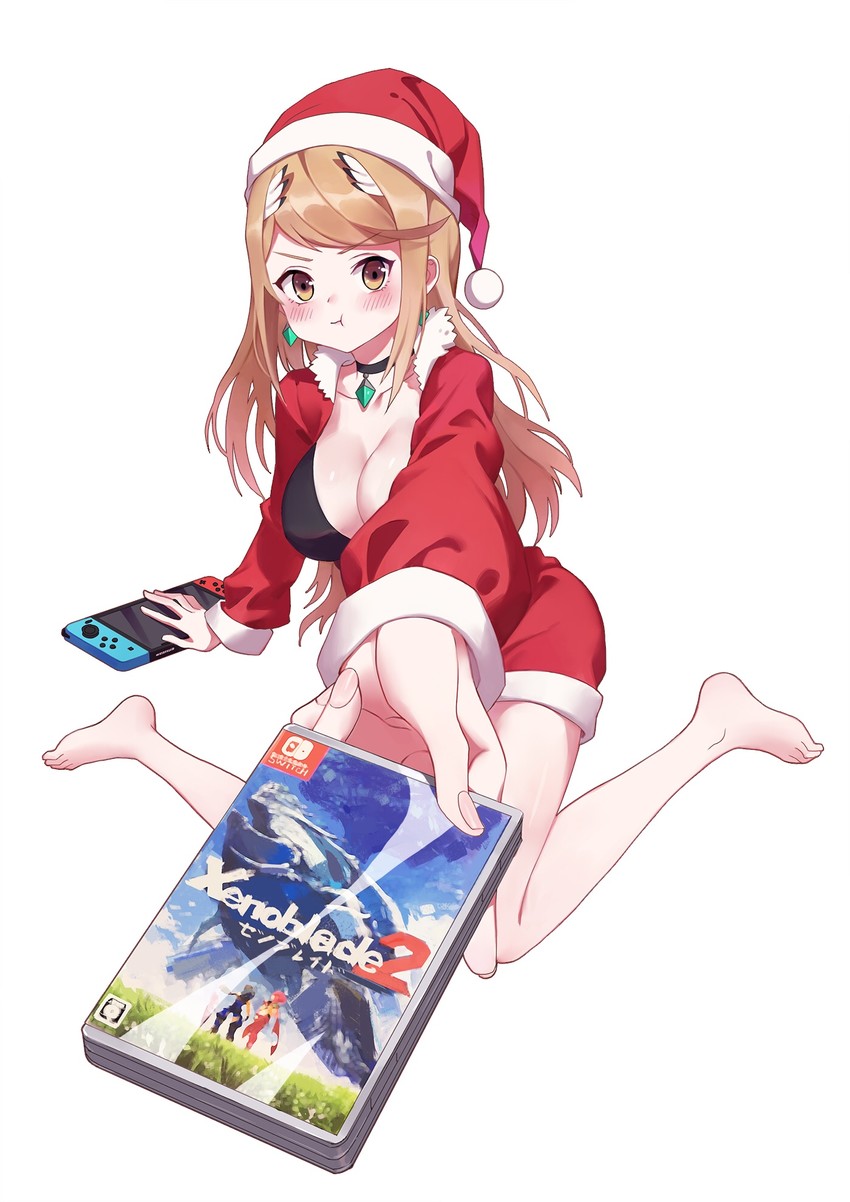mythra (xenoblade chronicles and 1 more) drawn by ziko
