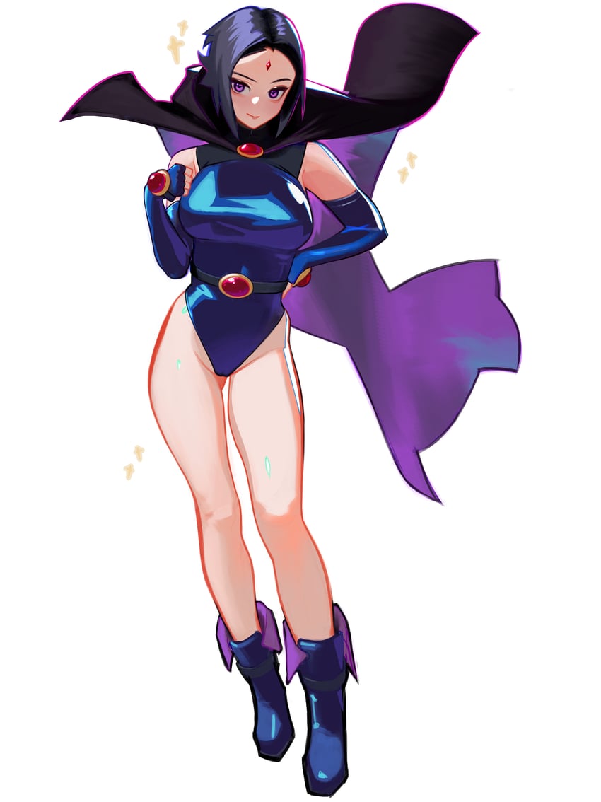 raven (dc comics and 2 more) drawn by blueisalanguage