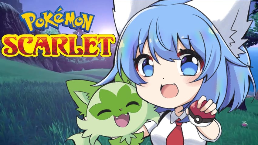 sprigatito and wolfychu (pokemon and 2 more) drawn by wolfychu_(artist)