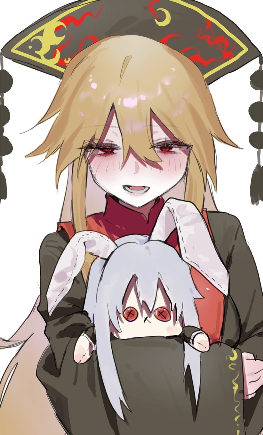 reisen udongein inaba and junko (touhou) drawn by tume_ama