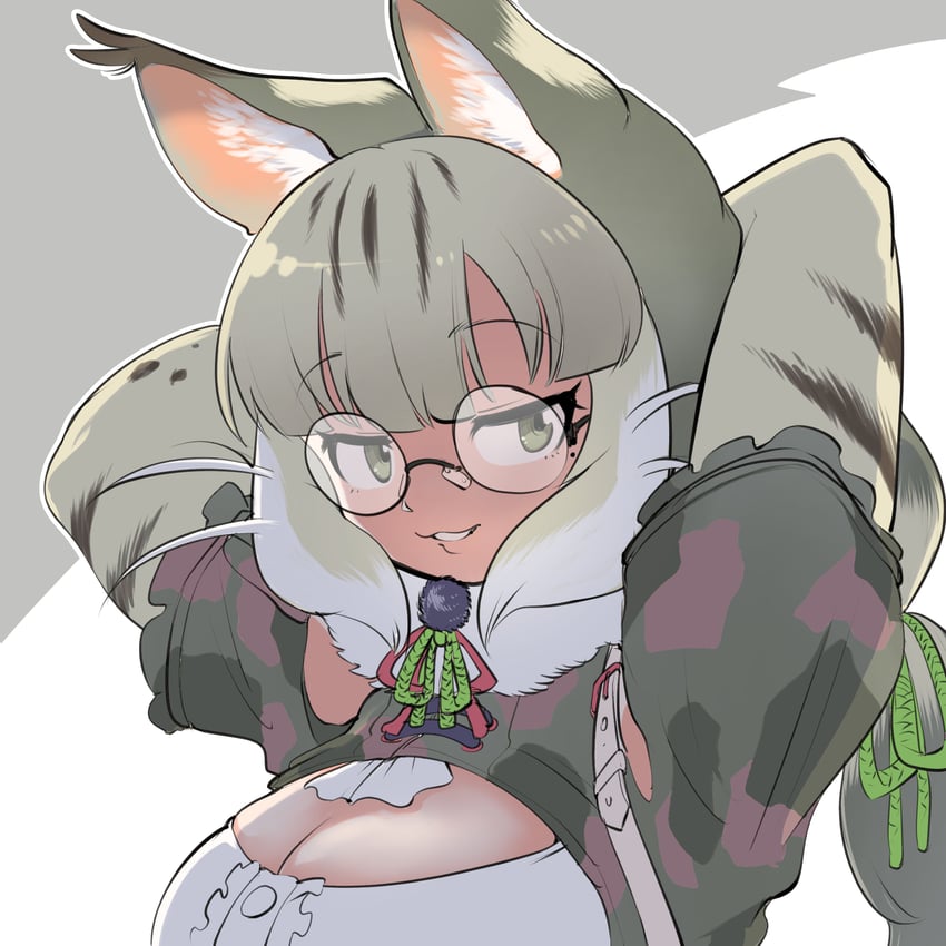 jungle cat (kemono friends and 1 more) drawn by mcgunngu