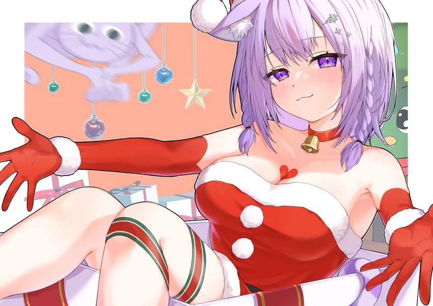 nekomata okayu and okanyan (hololive) drawn by ai_(u_e_o_o)