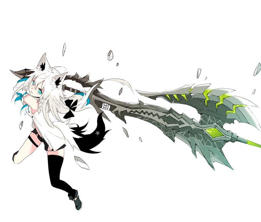 shirakami fubuki (hololive and 1 more) drawn by sirakamisumire