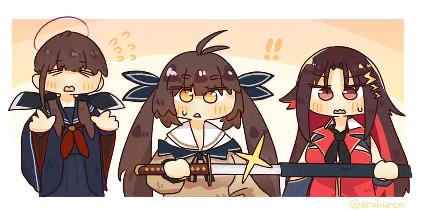 m14, ohitome kohane, and m21 (girls' frontline and 1 more) drawn by lcron