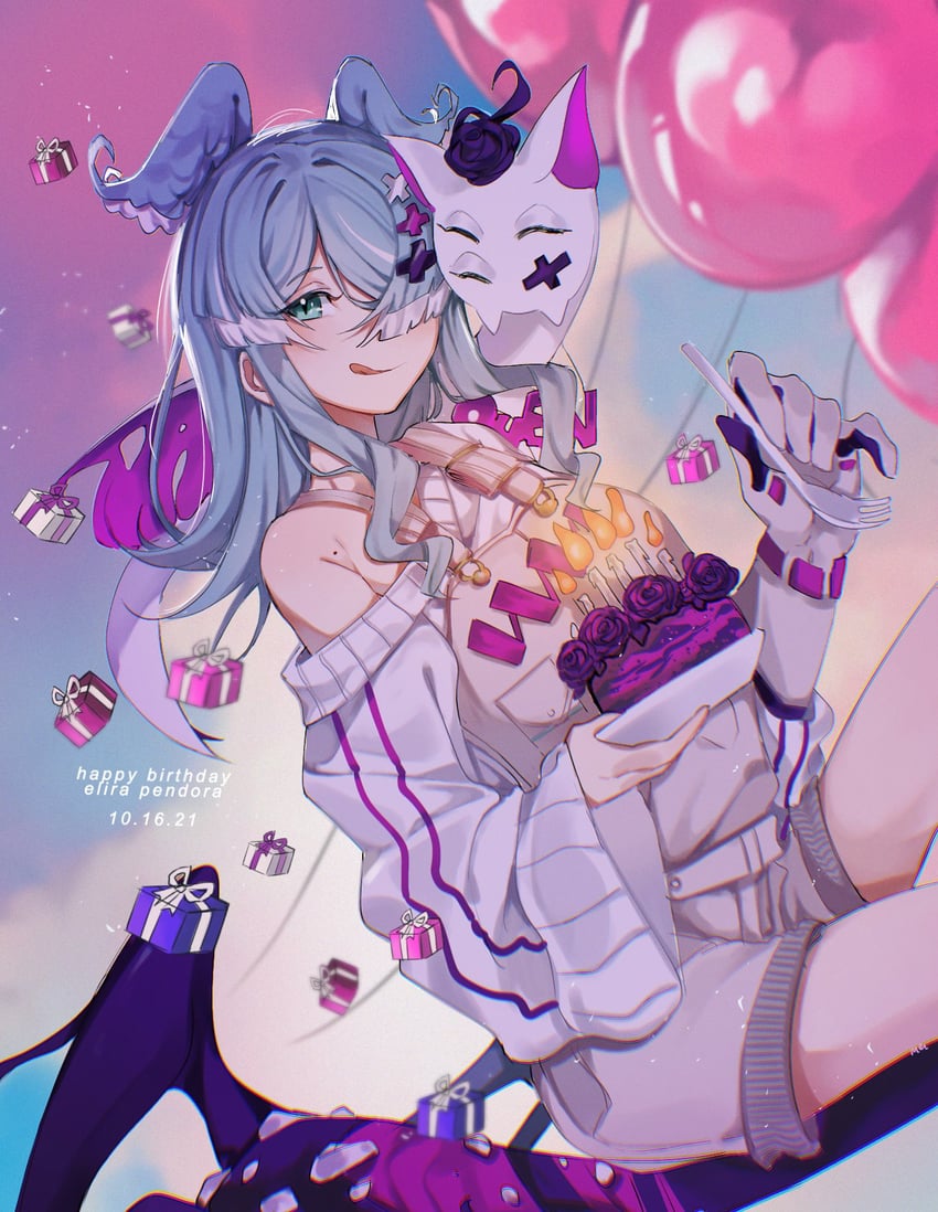 elira pendora and pikl (nijisanji and 1 more) drawn by mei_(adomanju)