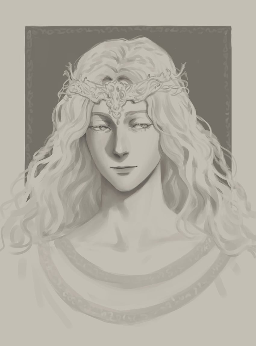 miquella (elden ring and 1 more) drawn by donlemefo