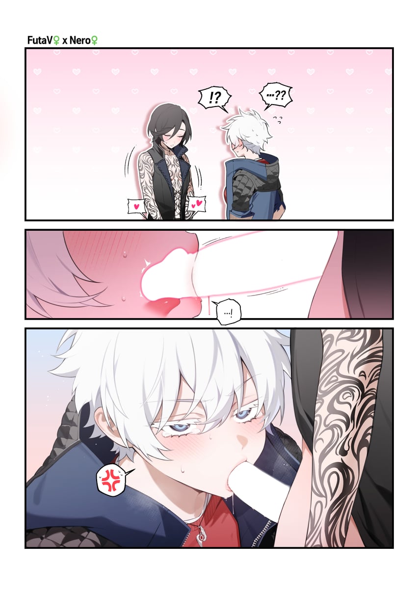nero and v (devil may cry and 2 more) drawn by bechu