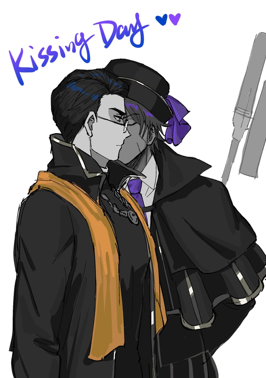 heathcliff and meursault (project moon and 1 more) drawn by killerohan