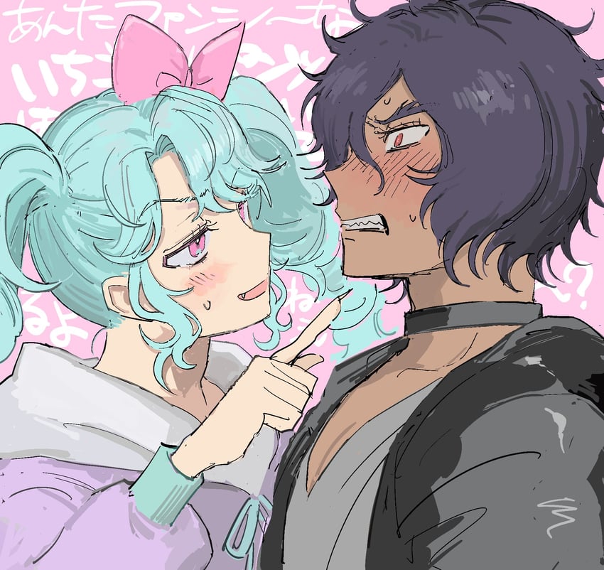 katasumi amari and mario (pretty series and 2 more) drawn by yumei_(jigoku101)