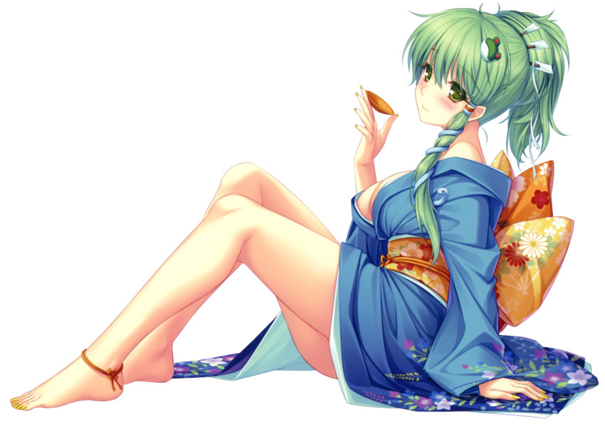 kochiya sanae (touhou) drawn by sayori_(neko_works)