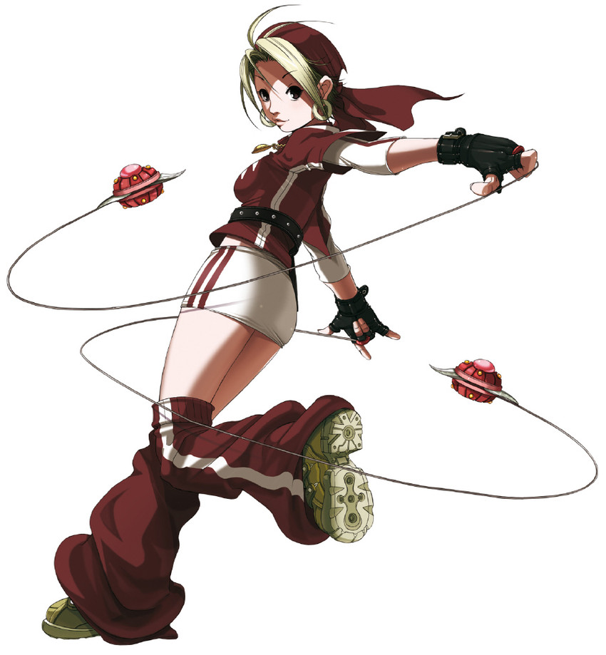 malin (the king of fighters and 2 more) drawn by falcoon
