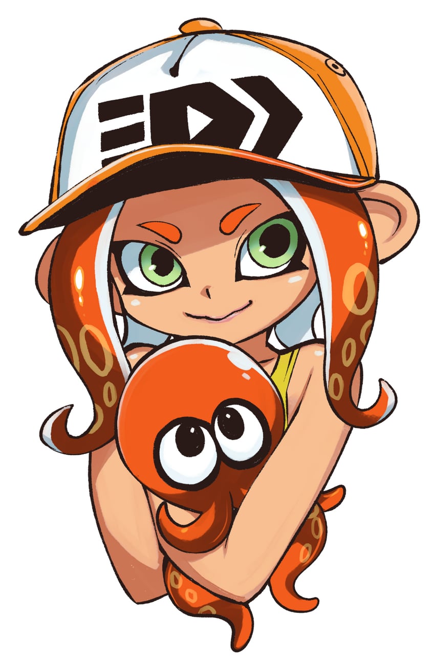 octoling player character and octoling girl (splatoon and 1 more) drawn by muramasa_mikado