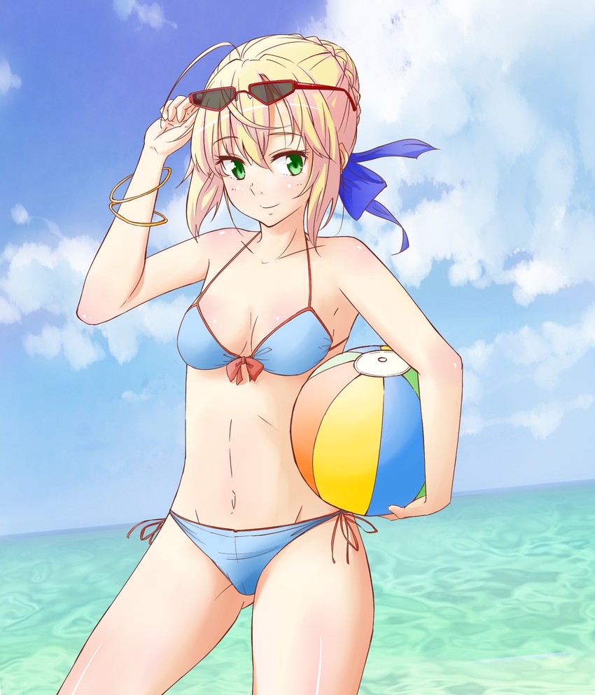 artoria pendragon and saber (fate and 1 more) drawn by coin_(co-in)