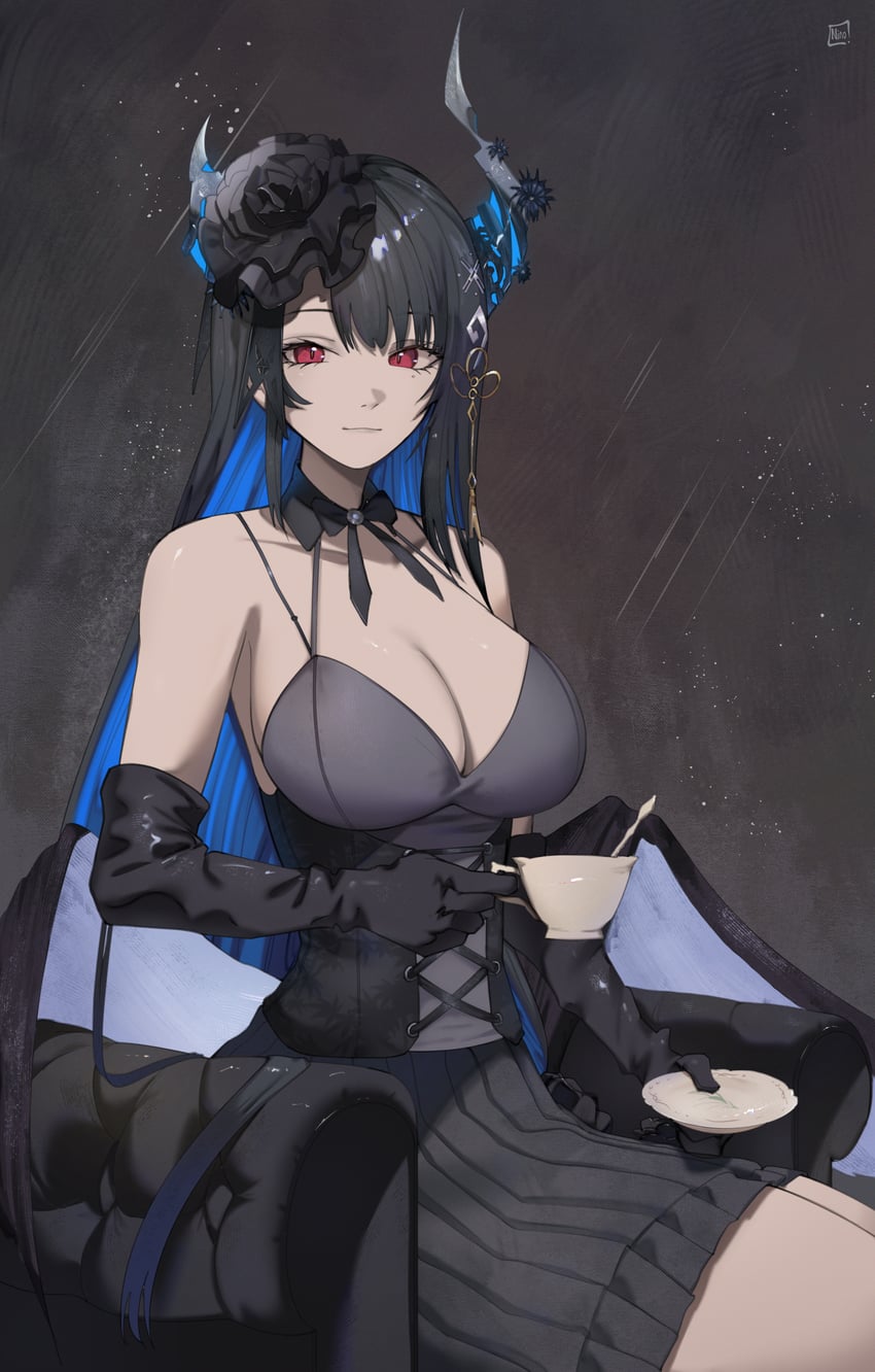 nerissa ravencroft (hololive and 1 more) drawn by ninochuu