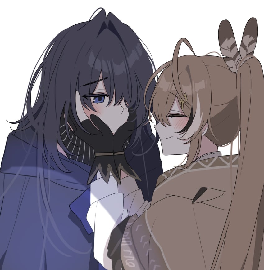 ouro kronii and nanashi mumei (hololive and 1 more) drawn by xx_tk9