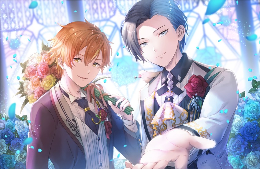 shinonome akito and aoyagi touya (project sekai) drawn by offtoon12