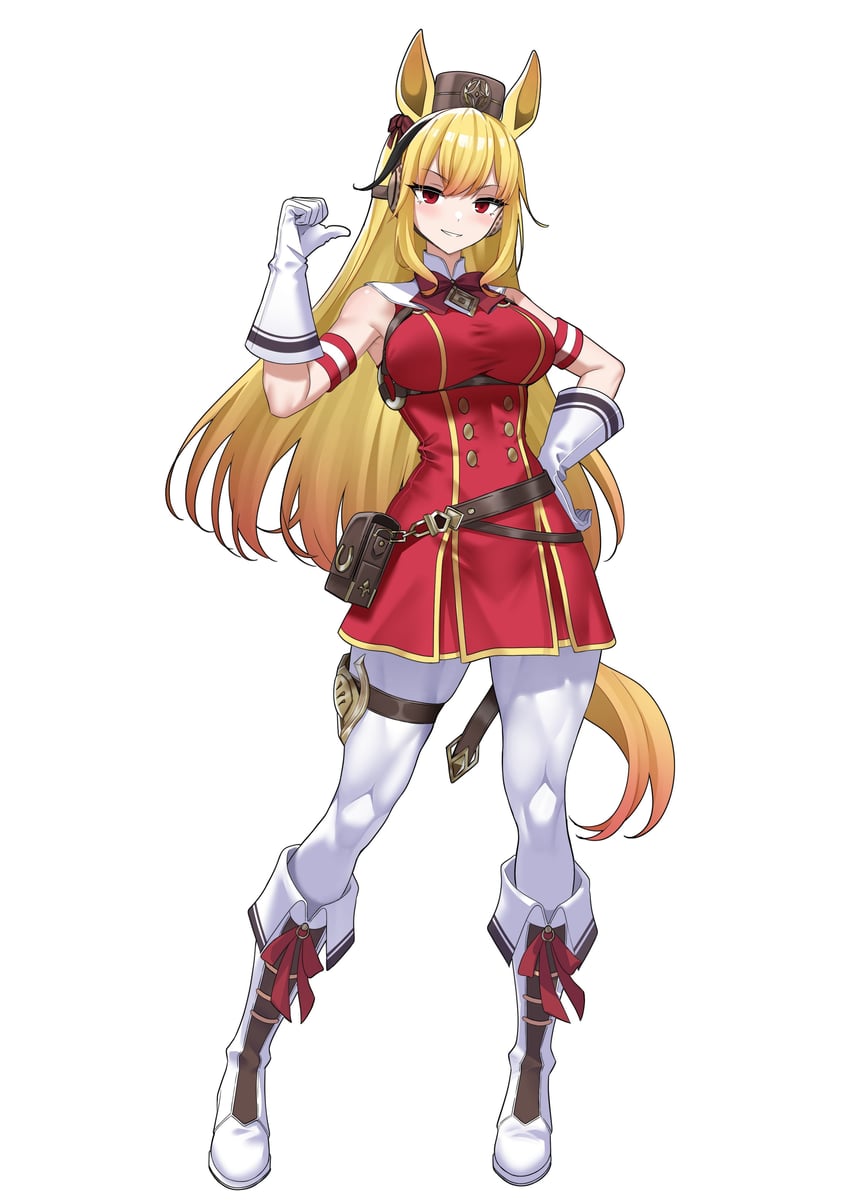 gold ship and kaela kovalskia (hololive and 2 more) drawn by raikkonen