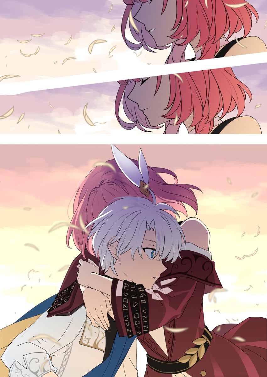 phainon and cyrene (honkai and 1 more) drawn by kk_(kkgame7733)