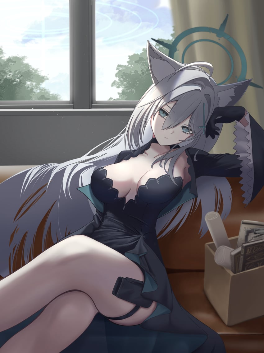 shiroko and shiroko terror (blue archive) drawn by keika_(otsukare)