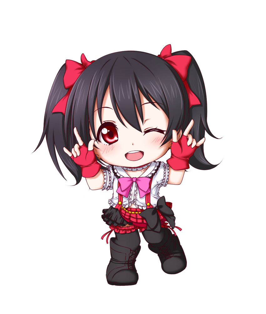yazawa nico (love live! and 1 more) drawn by kuena