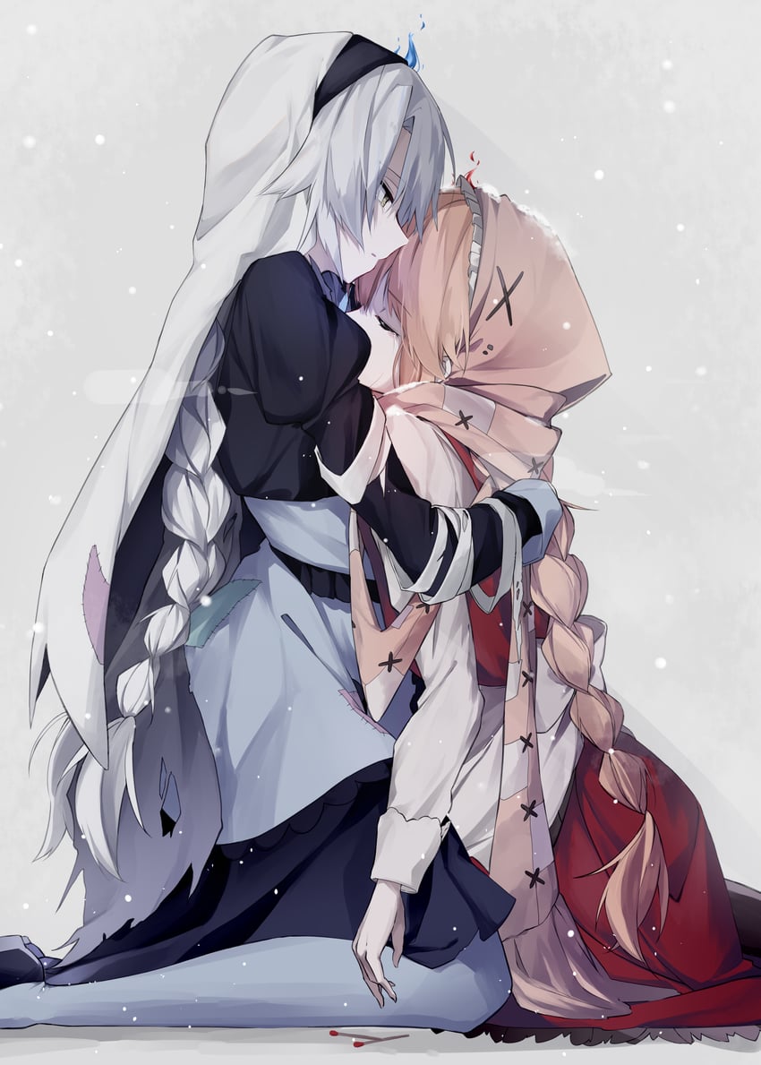 chaos match girl and little match girl (grimms notes) drawn by iumi_urura