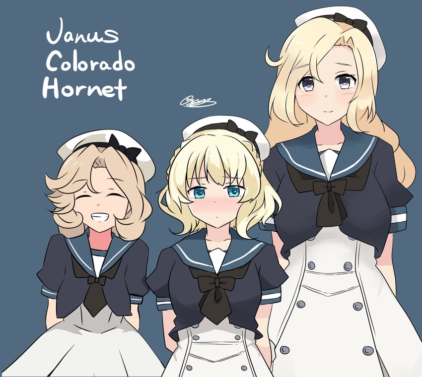 jervis, colorado, hornet, and janus (kantai collection) drawn by noruren