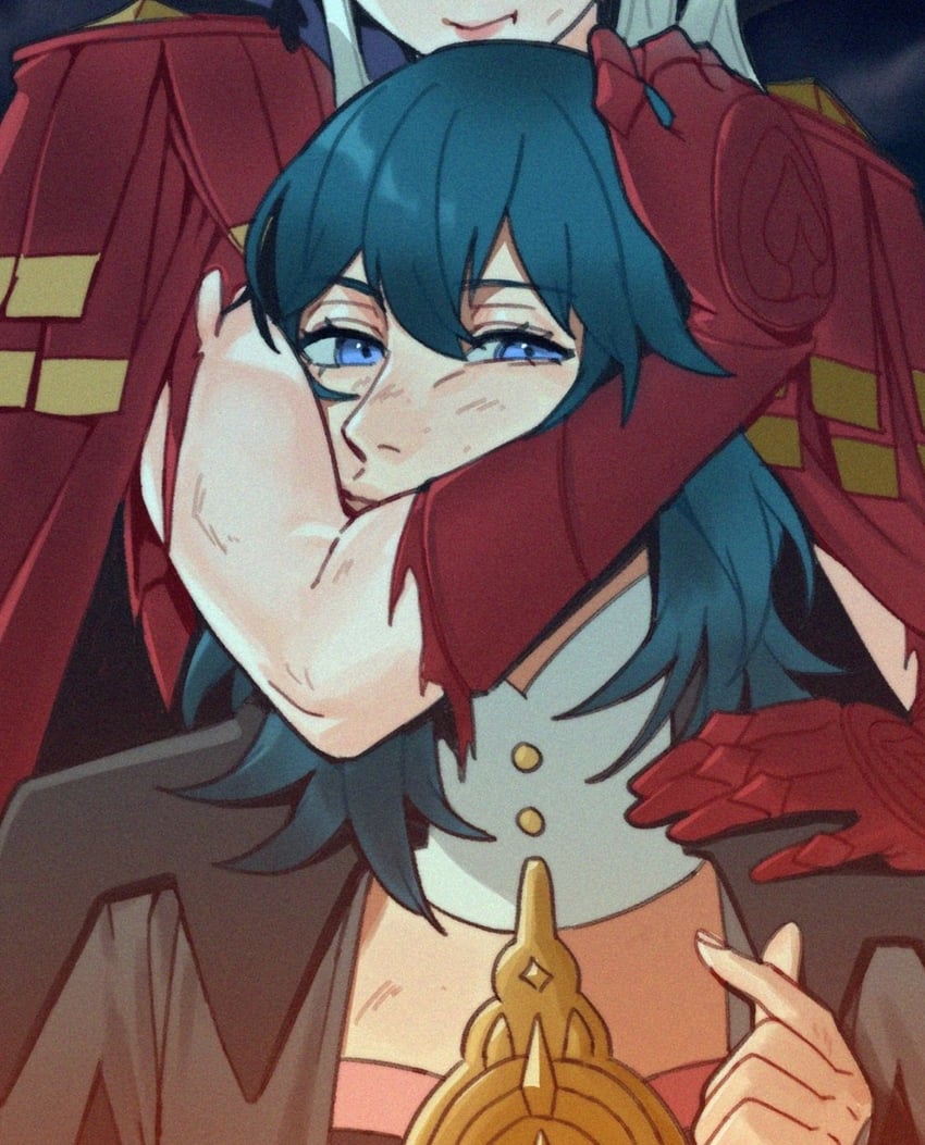 female byleth and edelgard von hresvelg (fire emblem and 1 more) drawn by radiostarkiller