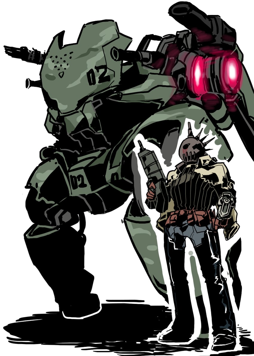 gtf-11 and vagabundo (lost planet) drawn by sido_(slipknot)