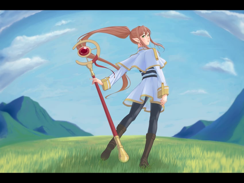 frieren and monika (sousou no frieren and 1 more) drawn by potatoe_mas