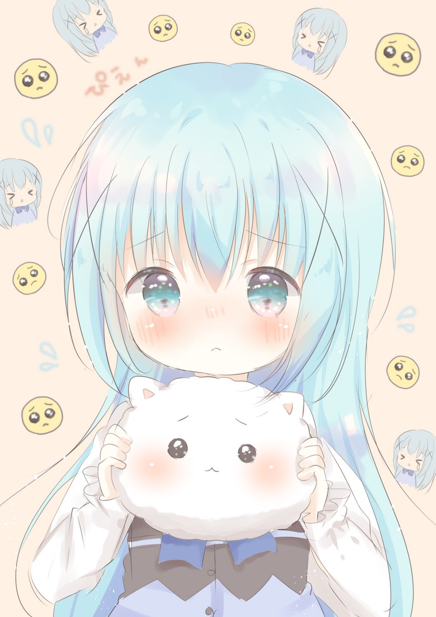 kafuu chino and tippy (gochuumon wa usagi desu ka?) drawn by rin_(fuwarin)