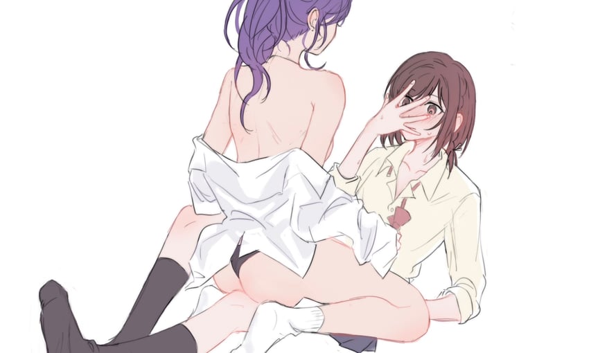 asahina mafuyu and shinonome ena (project sekai) drawn by lynyozora