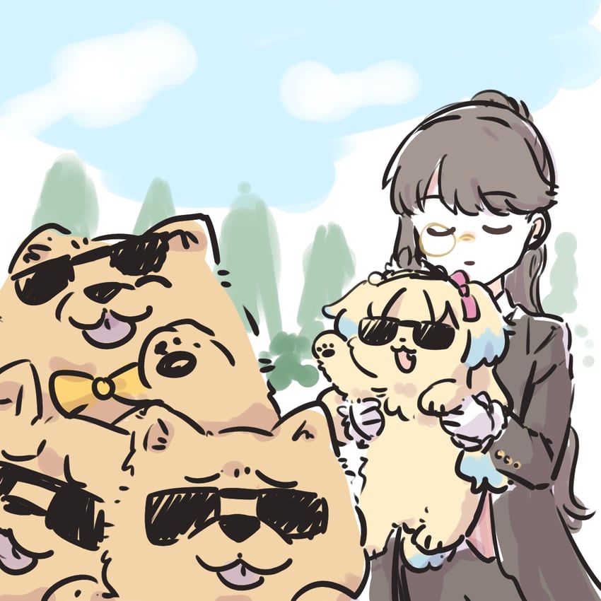 fujishima megumi and osawa rurino (love live! and 1 more) drawn by ao_kaeru