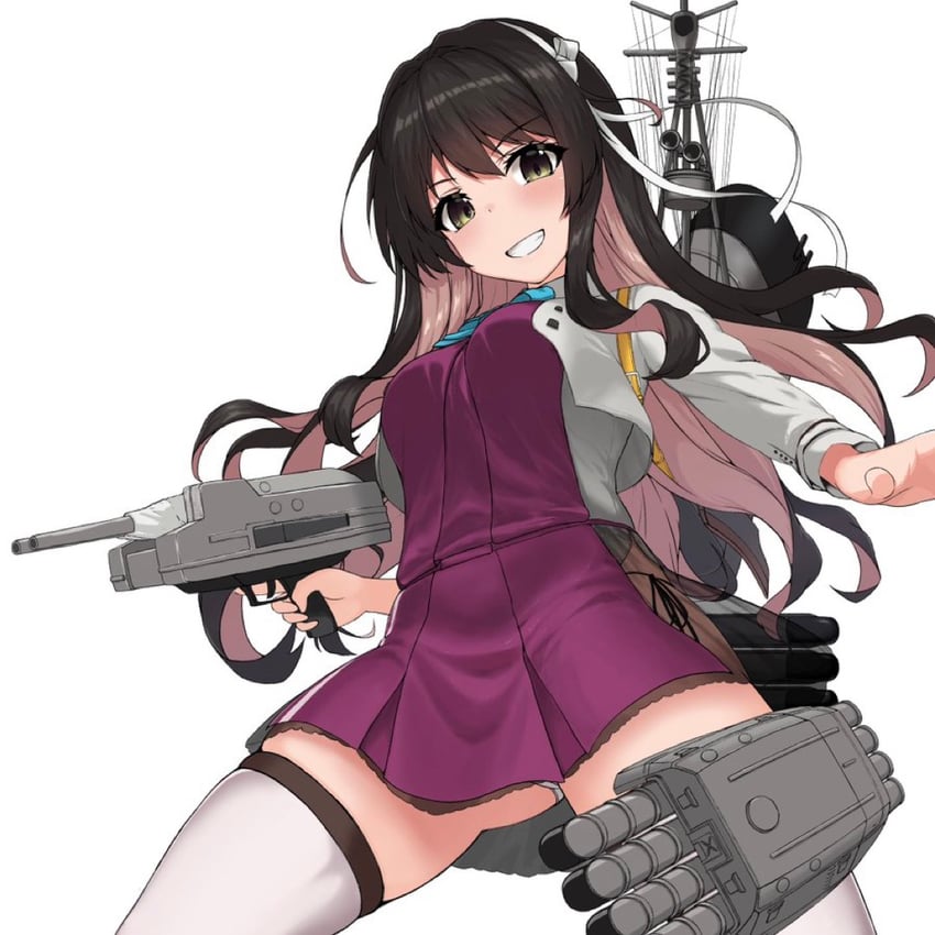 naganami and naganami kai ni (kantai collection) drawn by kinakomochi_(testament05)