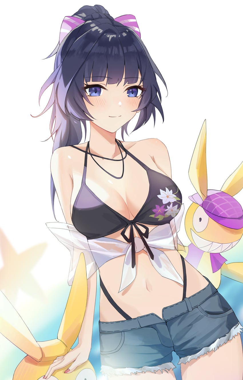 raiden mei and homu (honkai and 1 more) drawn by alstsleet