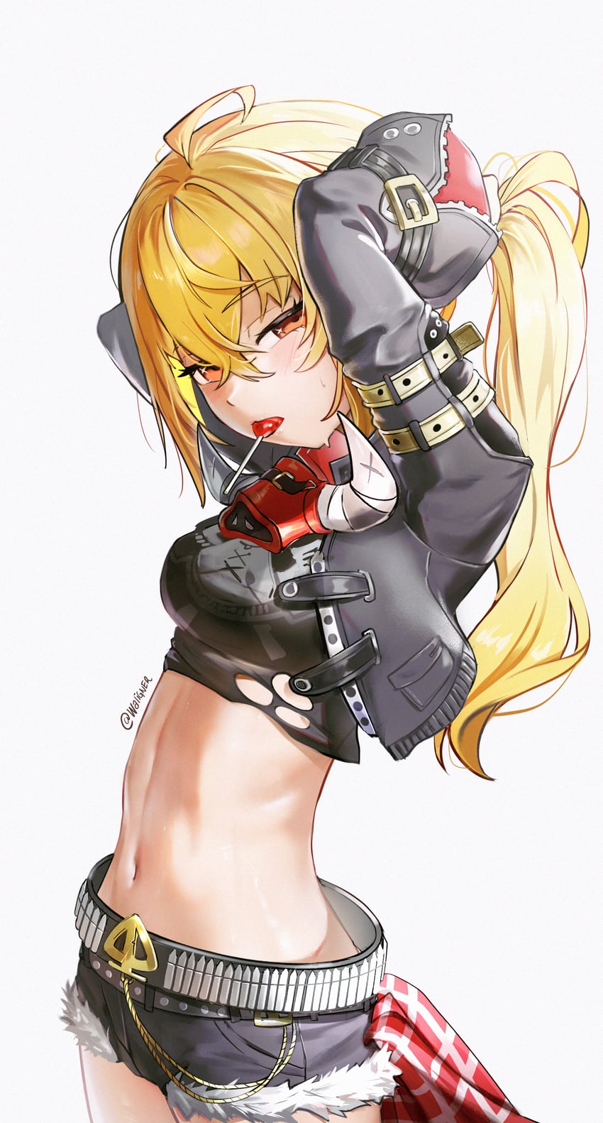 luciana de montefio (zenless zone zero) drawn by waligner