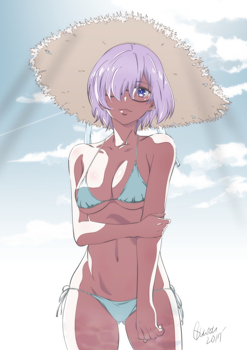 mash kyrielight (fate and 1 more) drawn by kibidango_14-gou