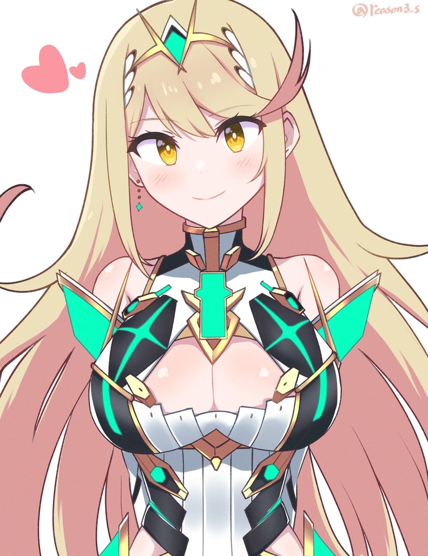 mythra (xenoblade chronicles and 1 more) drawn by reason3_s