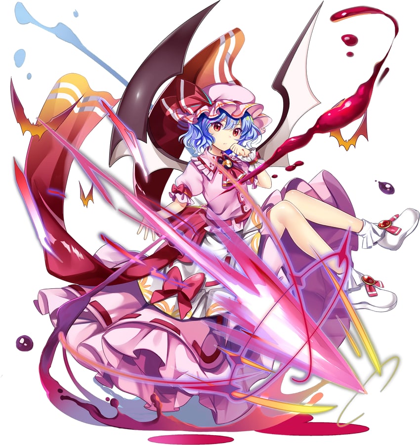 remilia scarlet (touhou and 1 more) drawn by rotte_(1109)