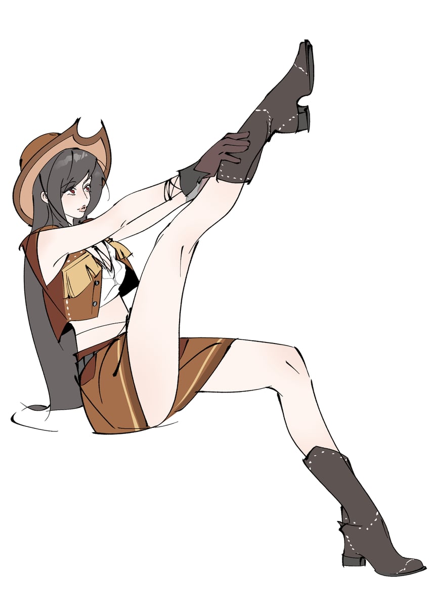 tifa lockhart (final fantasy and 3 more) drawn by mianmian741