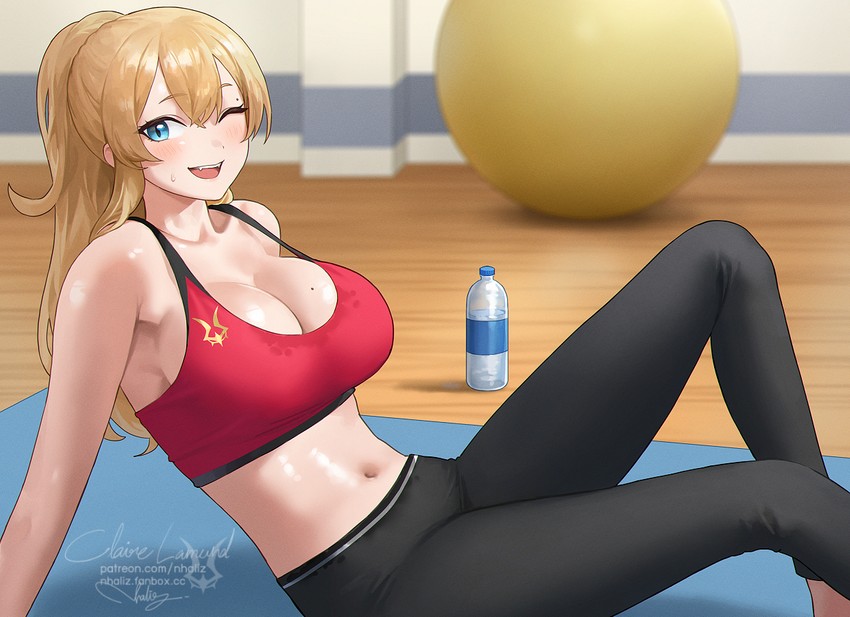 claire lamund (original) drawn by nhaliz