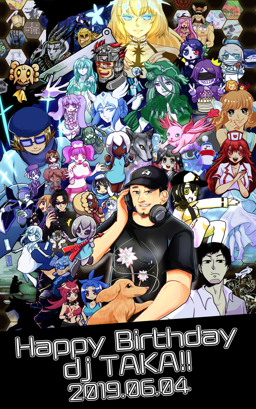 milk, mzd, and dj taka (real life and 1 more) drawn by t_phthal_you