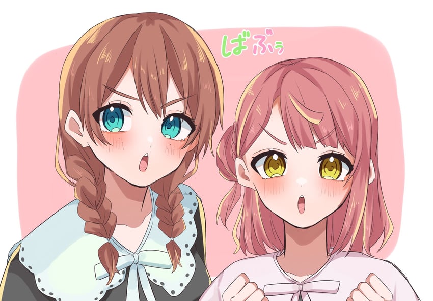 uehara ayumu and emma verde (love live! and 1 more) drawn by osora_dao