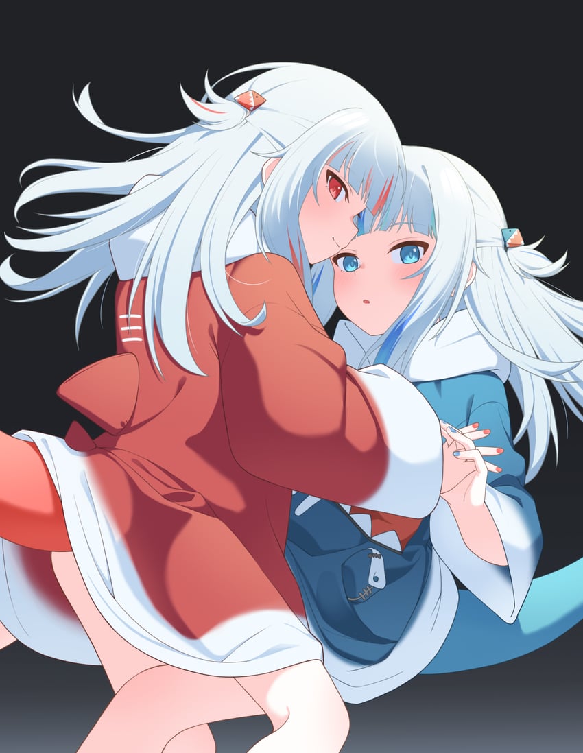 gawr gura (hololive and 2 more) drawn by ugaaaa1