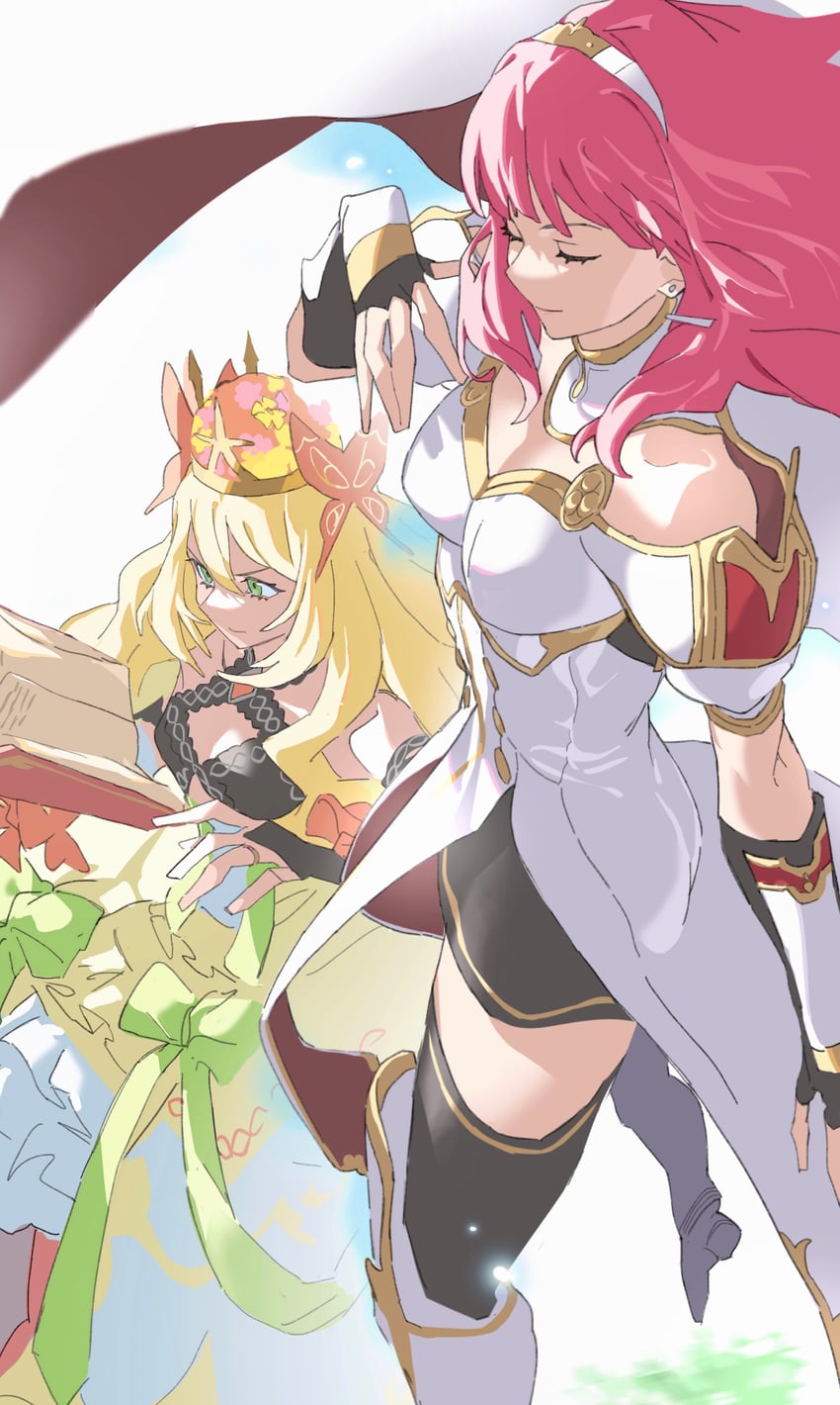 celica and celine (fire emblem and 2 more) drawn by pretty-purin720 ...