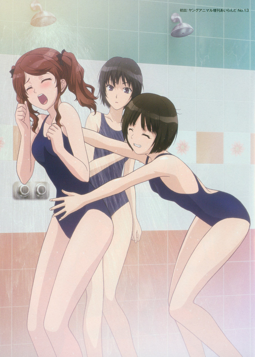 nanasaki ai, tachibana miya, and nakata sae (amagami and 1 more) drawn by ishikura_keiichi
